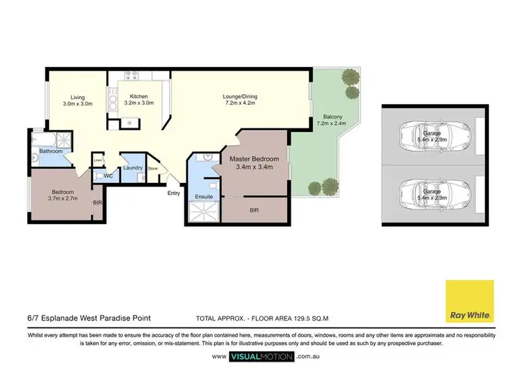 Floorplan of Homely unit listing, 6/7 Esplanade West, Paradise Point QLD 4216