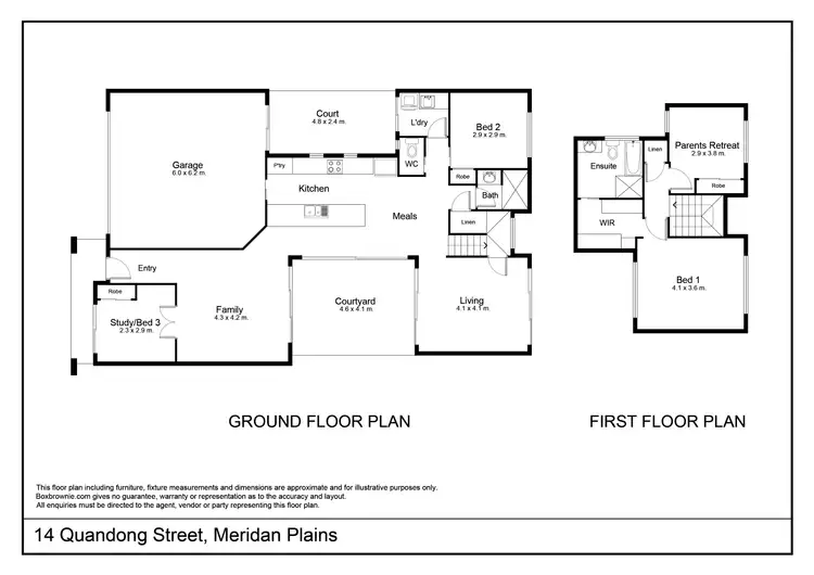 Floorplan of Homely house listing, 14 Quandong Street, Meridan Plains QLD 4551