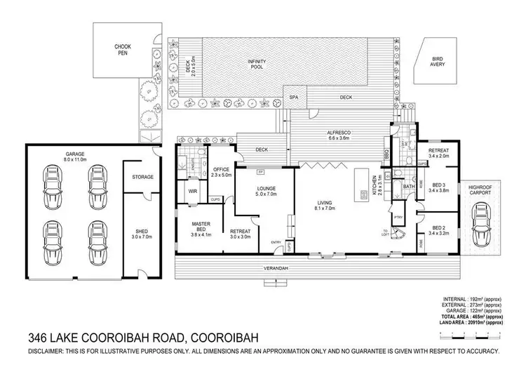 Floorplan of Homely house listing, 346 Lake Cooroibah Road, Cooroibah QLD 4565