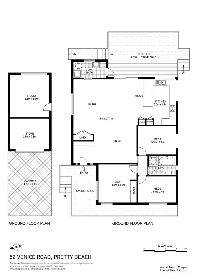 Floorplan of Homely house listing, 52 Venice Road, Pretty Beach NSW 2257