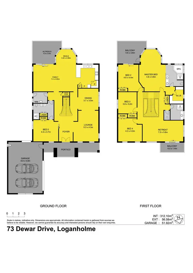 Floorplan of Homely house listing, 73 Dewar Drive, Loganholme QLD 4129