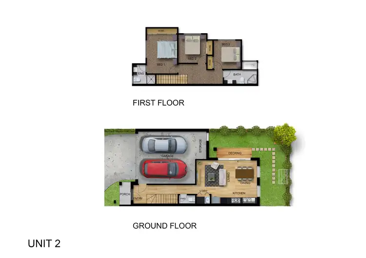 Floorplan of Homely townhouse listing, 2/14 Hughes Street, Burwood VIC 3125