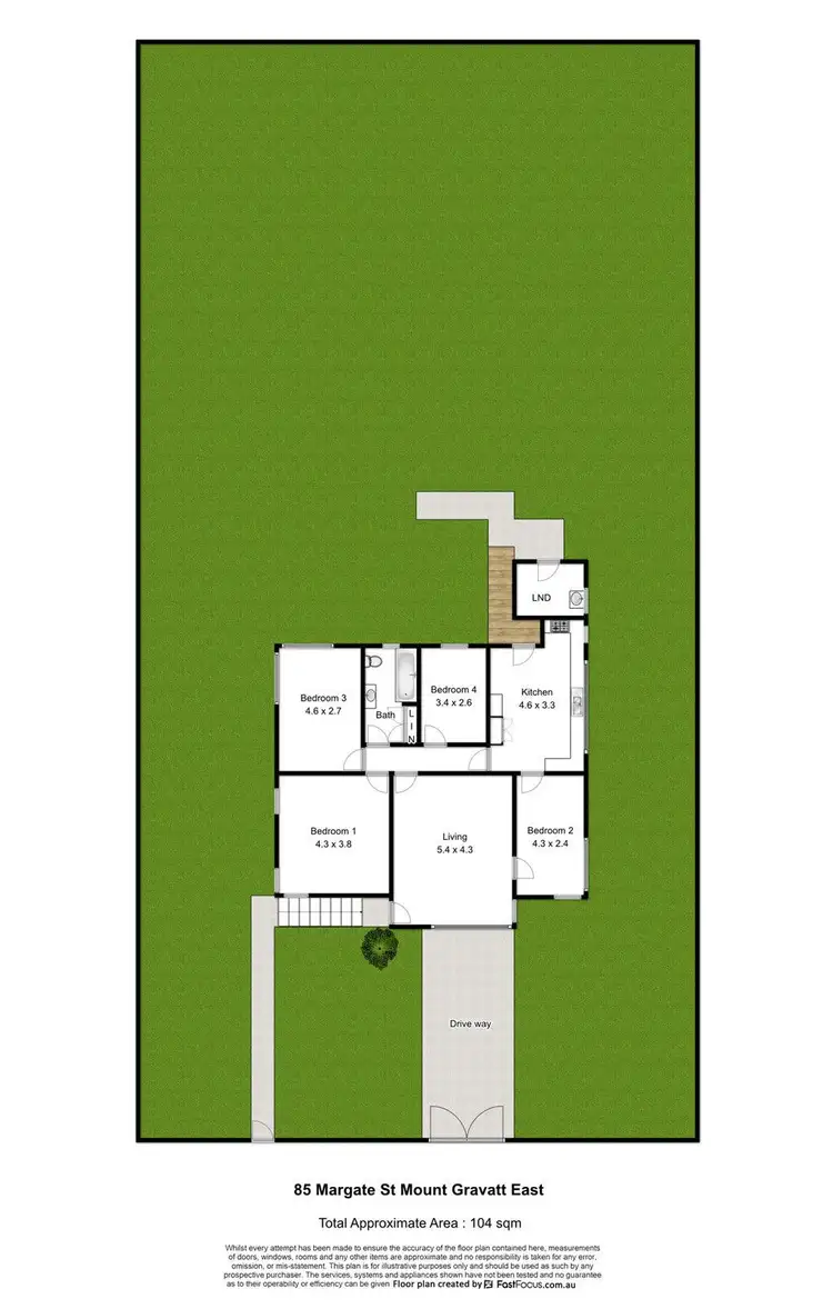 Floorplan of Homely house listing, 85 Margate Street, Mount Gravatt East QLD 4122
