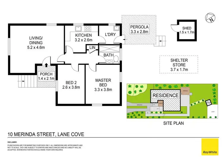 Floorplan of Homely house listing, 10 Merinda Street, Lane Cove NSW 2066