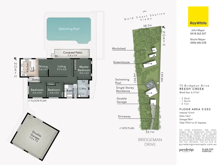 Floorplan of Homely house listing, 75 Bridgman Drive, Reedy Creek QLD 4227