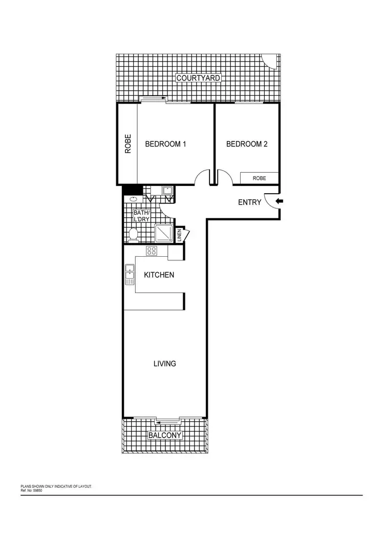 Floorplan of Homely unit listing, 32/43 Hibberson Street, Gungahlin ACT 2912