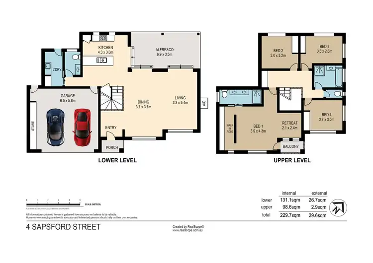 Floorplan of Homely house listing, 4 Sapsford Street, Northgate QLD 4013