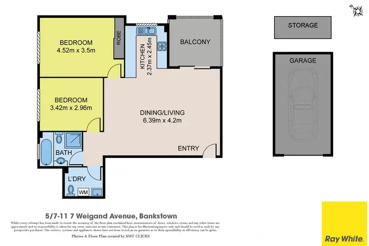 Floorplan of Homely unit listing, 7/5-11 Weigand Avenue, Bankstown NSW 2200