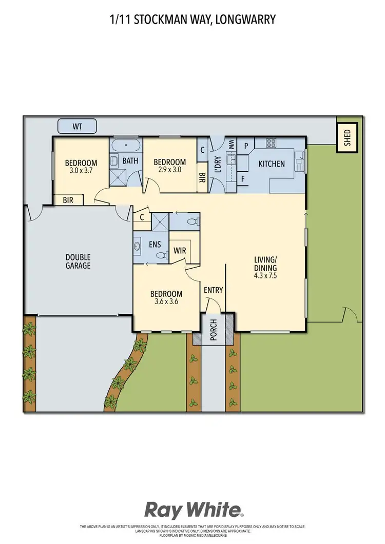 Floorplan of Homely house listing, 1/11 Stockman Way, Longwarry VIC 3816
