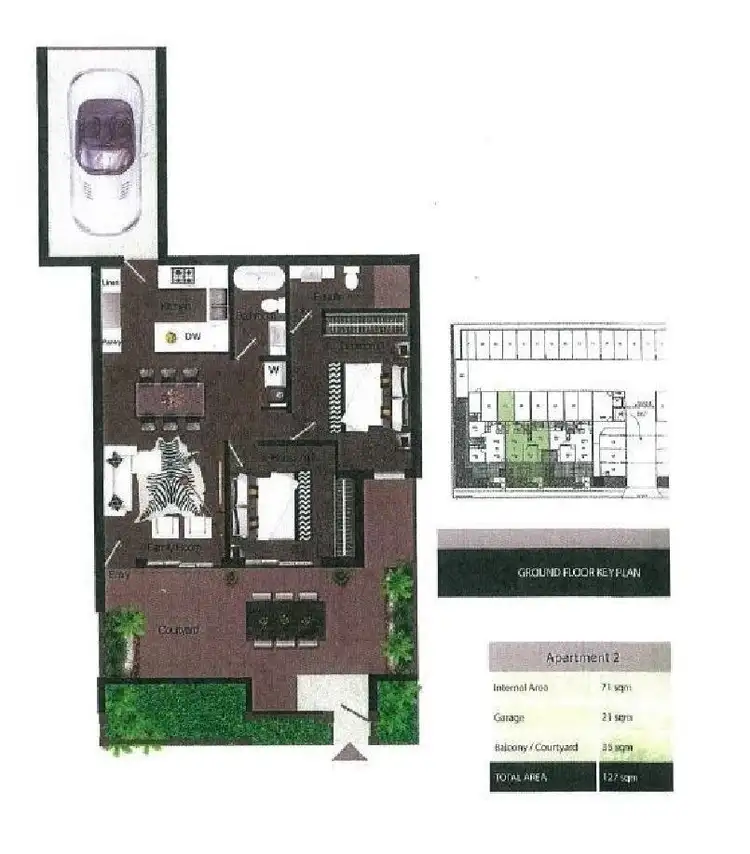 Floorplan of Homely unit listing, 2/16 Selborne Street, Mount Gravatt East QLD 4122