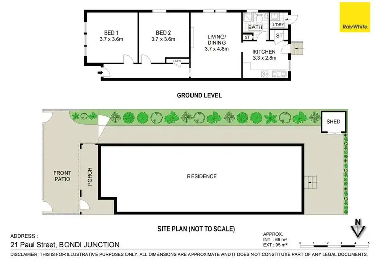Floorplan of Homely house listing, 21 Paul Street, Bondi Junction NSW 2022