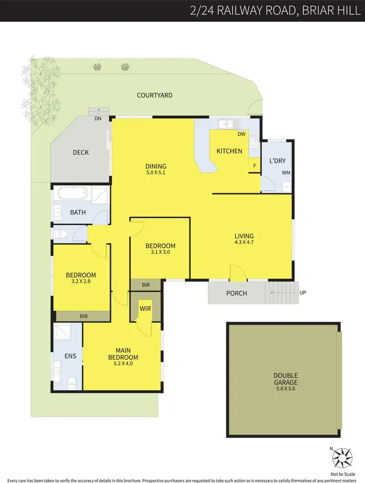 Floorplan of Homely unit listing, 2/24 Railway Road, Briar Hill VIC 3088