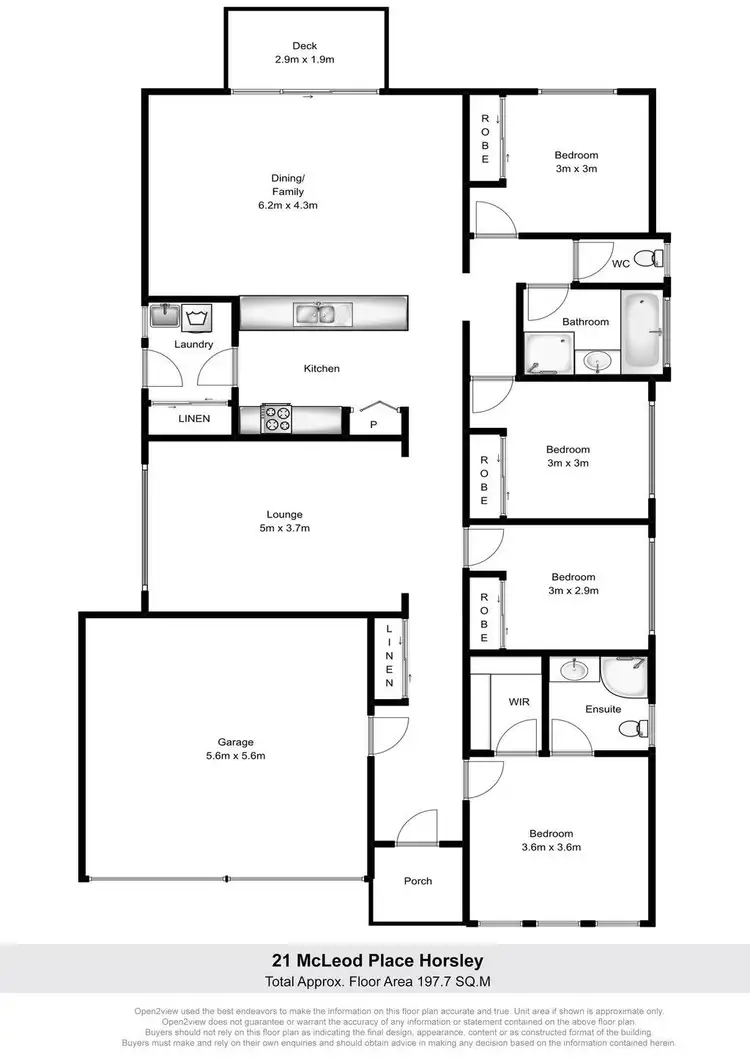 Floorplan of Homely house listing, 21 McLeod Place, Horsley NSW 2530