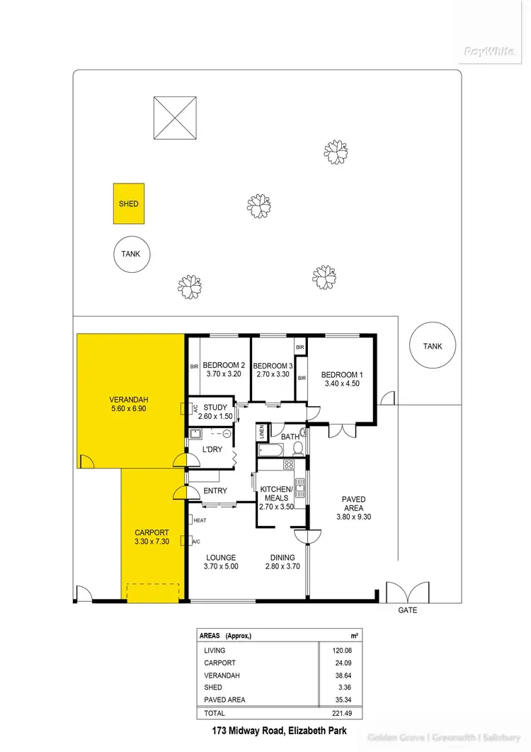 Floorplan of Homely house listing, 173 Midway Road, Elizabeth Park SA 5113