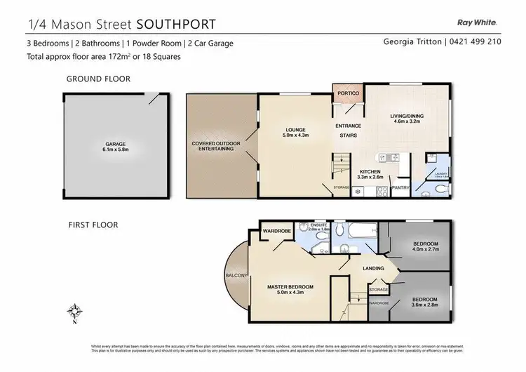 Floorplan of Homely house listing, 1/4 Mason Street, Southport QLD 4215