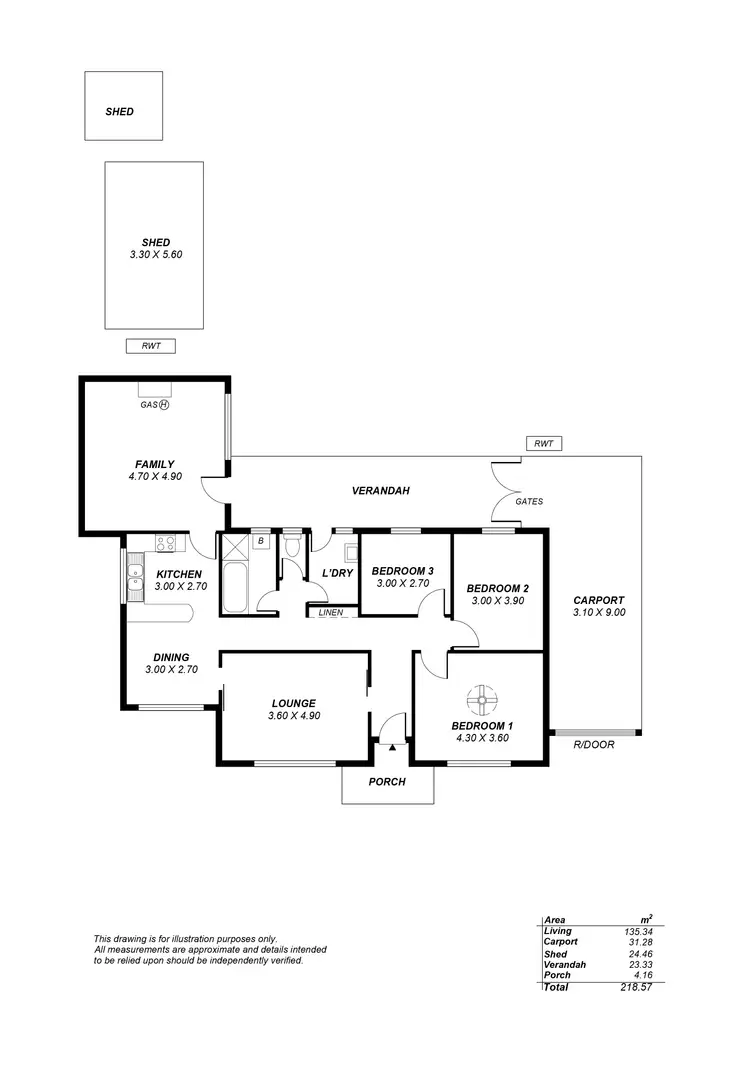 Floorplan of Homely house listing, 23 Newton Road, Newton SA 5074