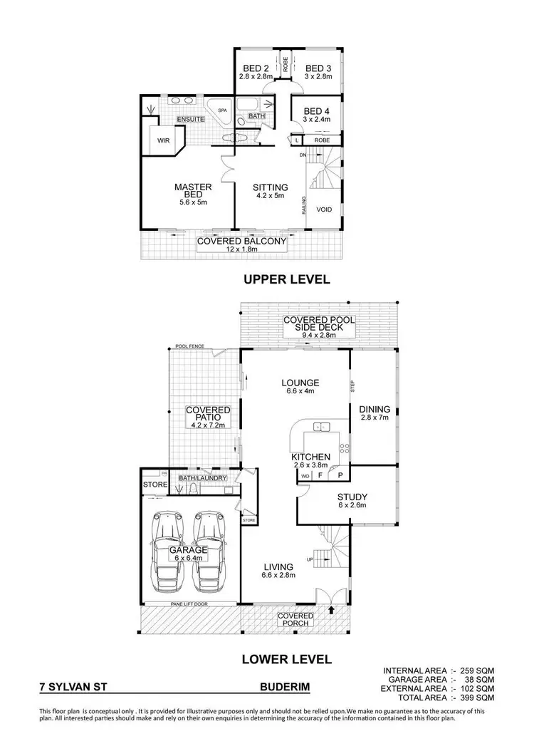Floorplan of Homely house listing, 7 Sylvan Street, Buderim QLD 4556