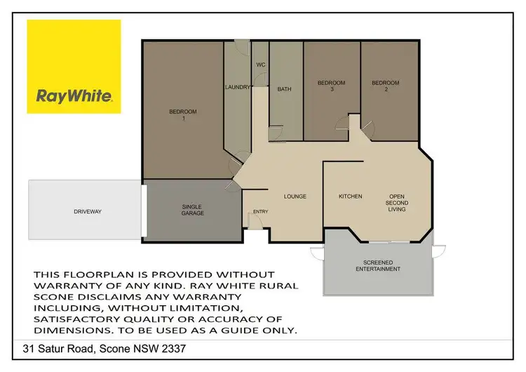 Floorplan of Homely house listing, 31 Satur Road, Scone NSW 2337