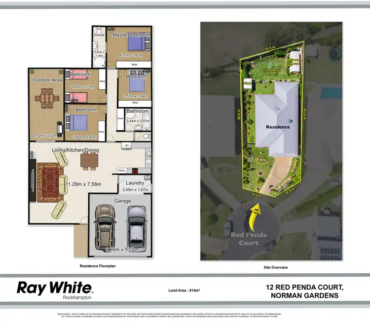 Floorplan of Homely house listing, 12 Red Penda Court, Norman Gardens QLD 4701