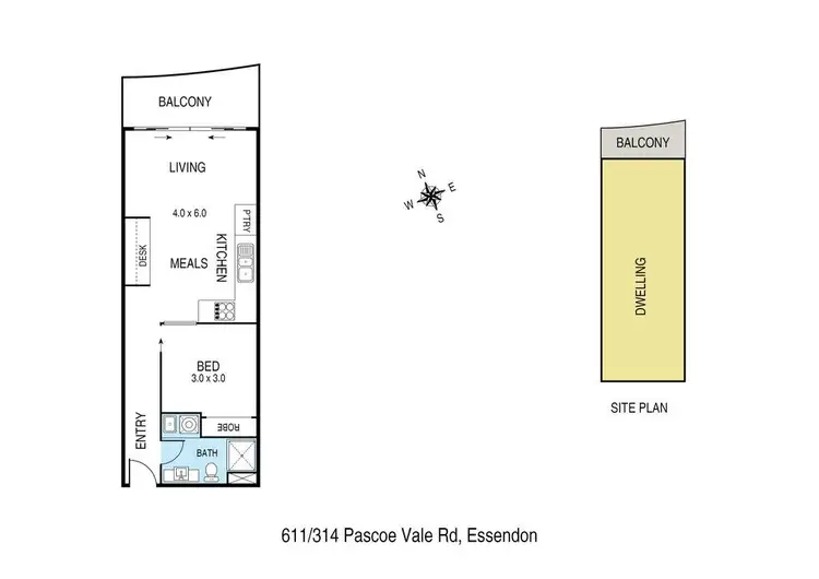 Floorplan of Homely apartment listing, G11/314 Pascoe Vale Road, Essendon VIC 3040