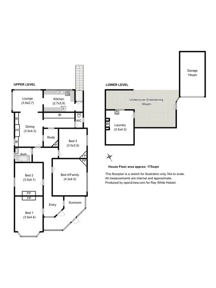 Floorplan of Homely house listing, 14 Cavell Street, West Hobart TAS 7000