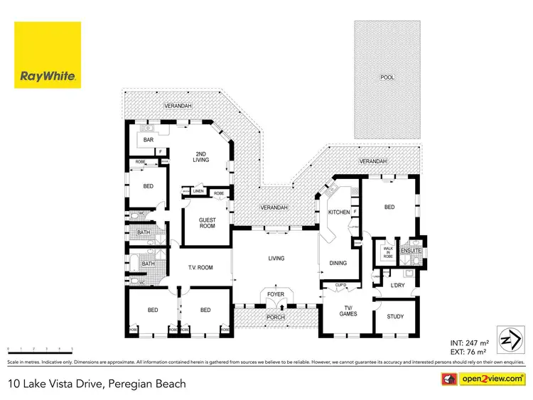 Floorplan of Homely house listing, 10 Lake Vista Drive, Peregian Beach QLD 4573