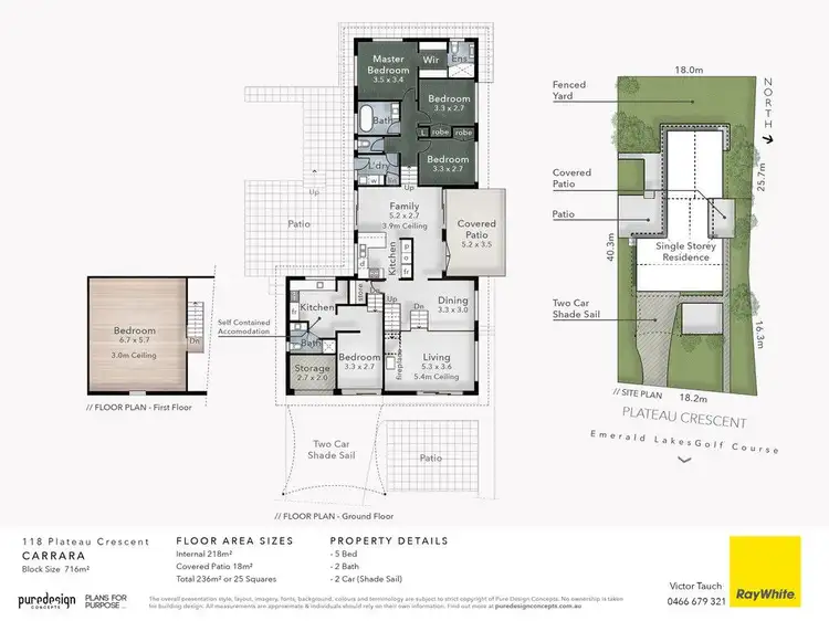 Floorplan of Homely house listing, 118 Plateau Crescent, Carrara QLD 4211