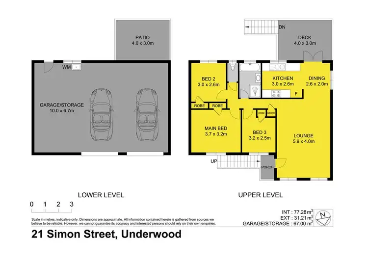 Floorplan of Homely house listing, 21 Simon Street, Underwood QLD 4119