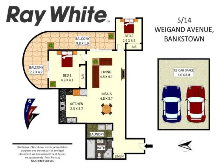 Floorplan of Homely unit listing, 5/14-16 Weigand Avenue, Bankstown NSW 2200