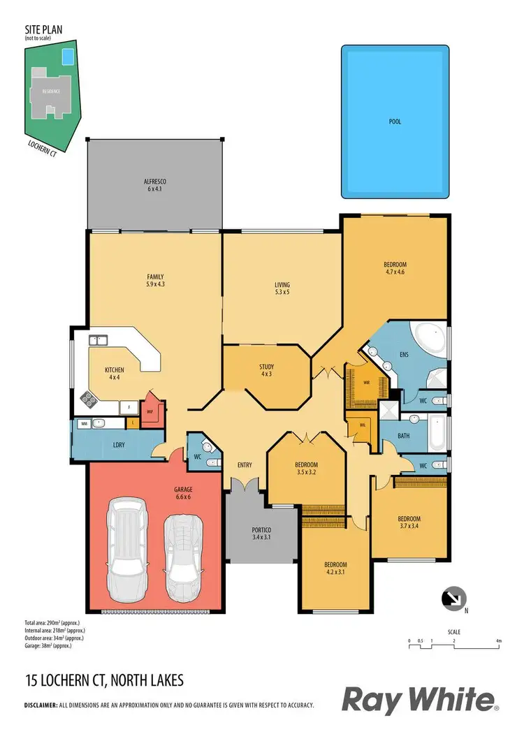 Floorplan of Homely house listing, 15 Lochern Court, North Lakes QLD 4509