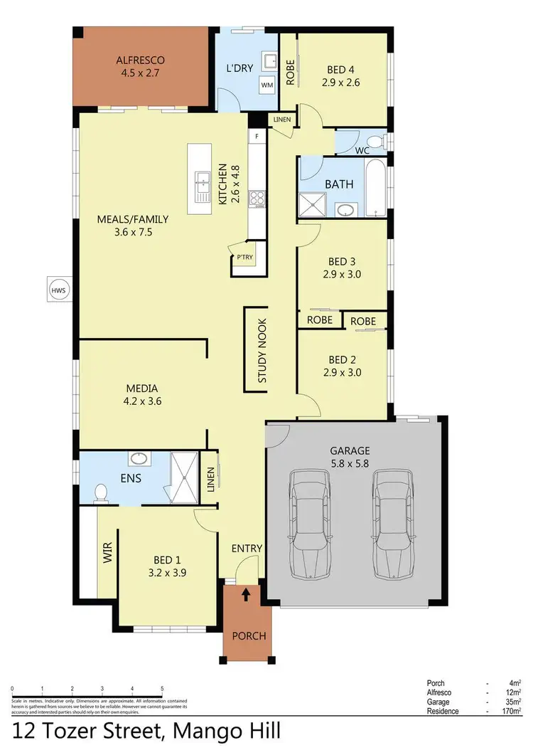 Floorplan of Homely house listing, 12 Tozer Street, Mango Hill QLD 4509