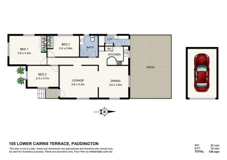 Floorplan of Homely house listing, 105 Lower Cairns Terrace, Paddington QLD 4064