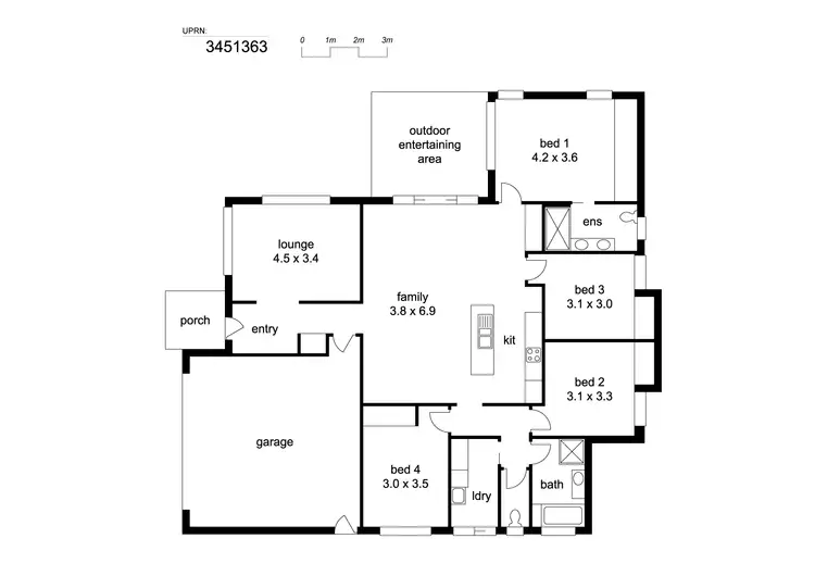 Floorplan of Homely house listing, Address available on request