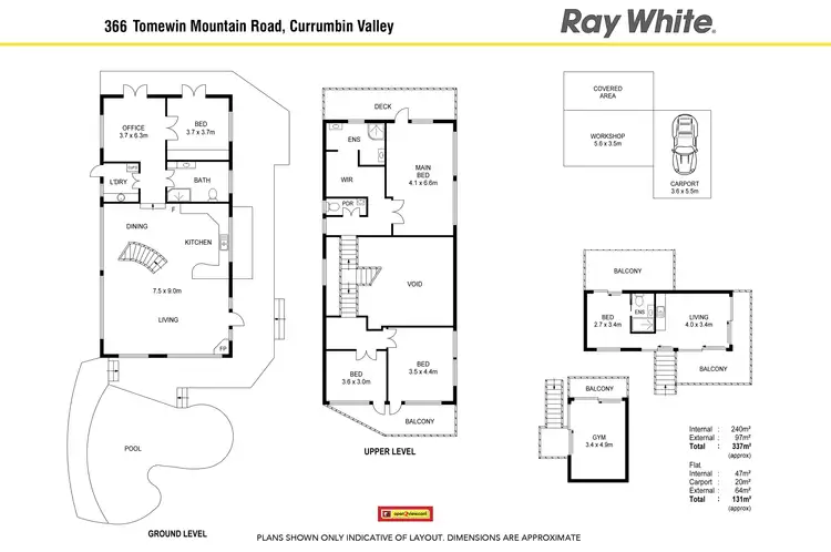 Floorplan of Homely house listing, 366 Tomewin Mountain Road, Currumbin Valley QLD 4223
