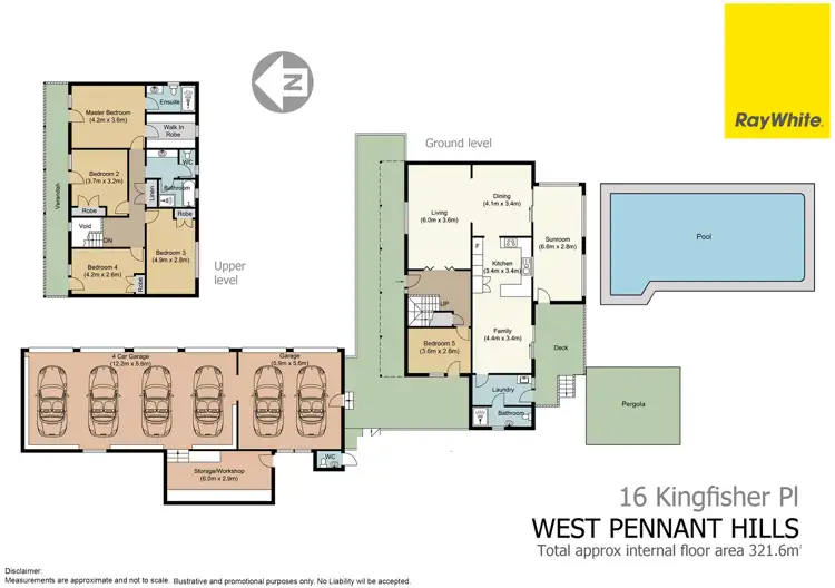 Floorplan of Homely house listing, 16 Kingfisher Place, West Pennant Hills NSW 2125
