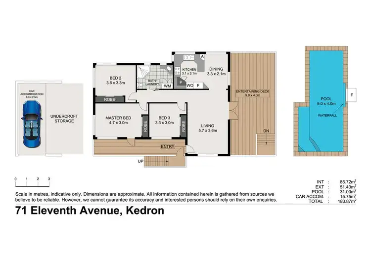 Floorplan of Homely house listing, 71 Eleventh Avenue, Kedron QLD 4031