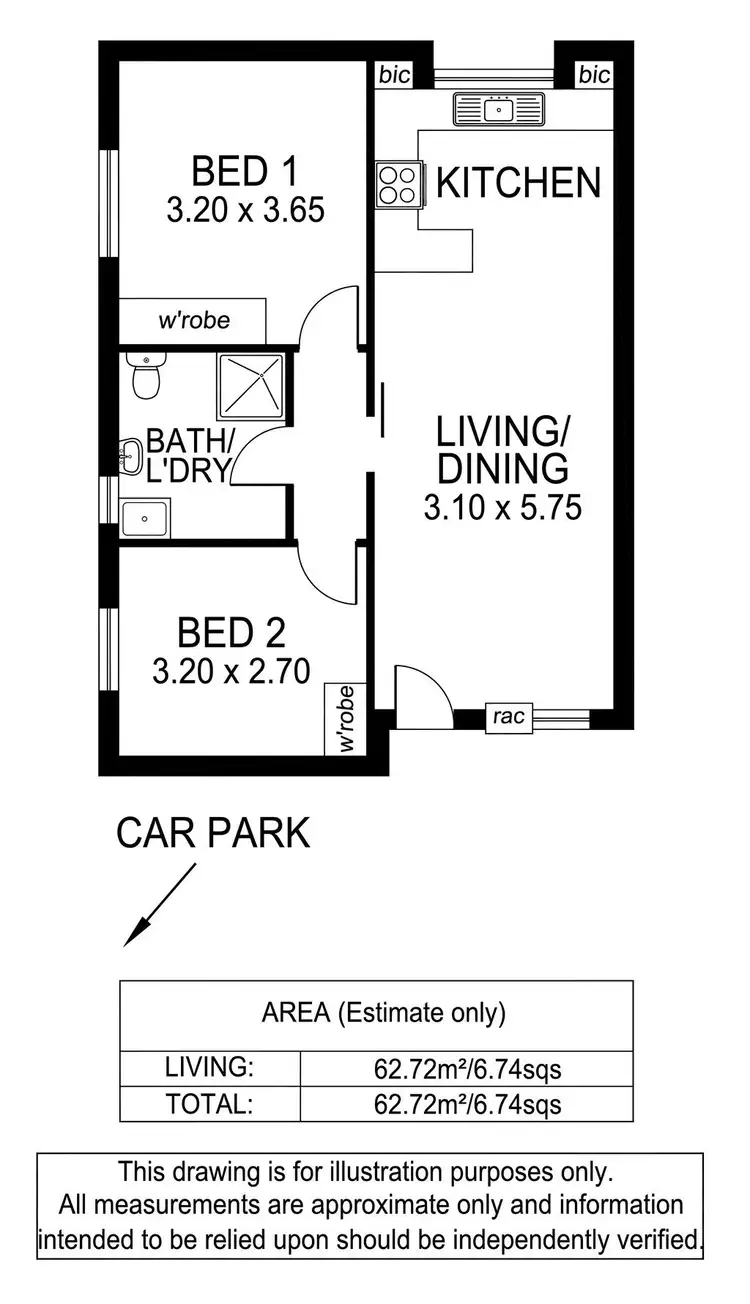 Floorplan of Homely unit listing, 14/213-215 Anzac Highway, Plympton SA 5038