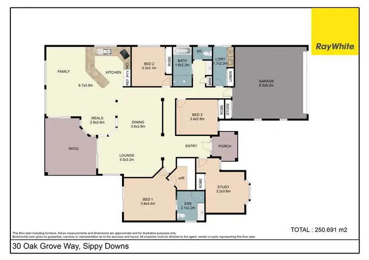 Floorplan of Homely house listing, 30 Oak Grove Way, Sippy Downs QLD 4556
