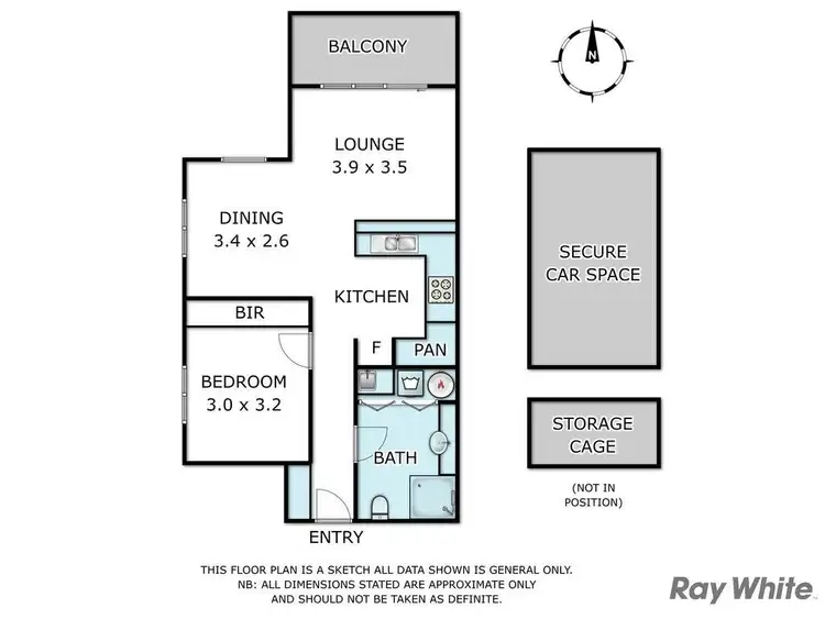 Floorplan of Homely apartment listing, 201/163-165 Middleborough Road, Box Hill South VIC 3128