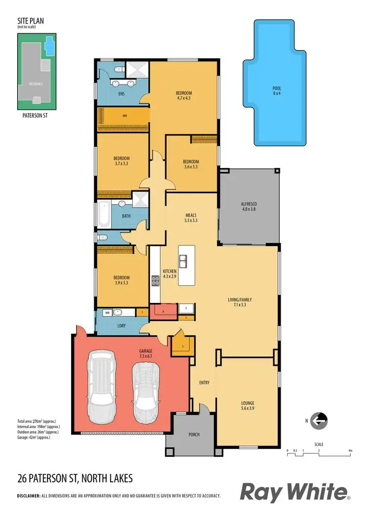 Floorplan of Homely house listing, 26 Paterson Street, North Lakes QLD 4509