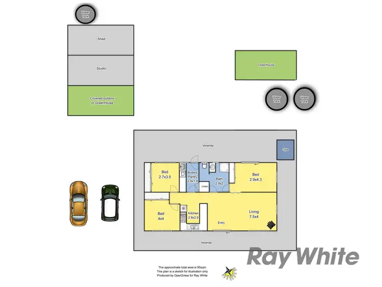 Floorplan of Homely house listing, 101 Centre Road, Molyullah VIC 3673