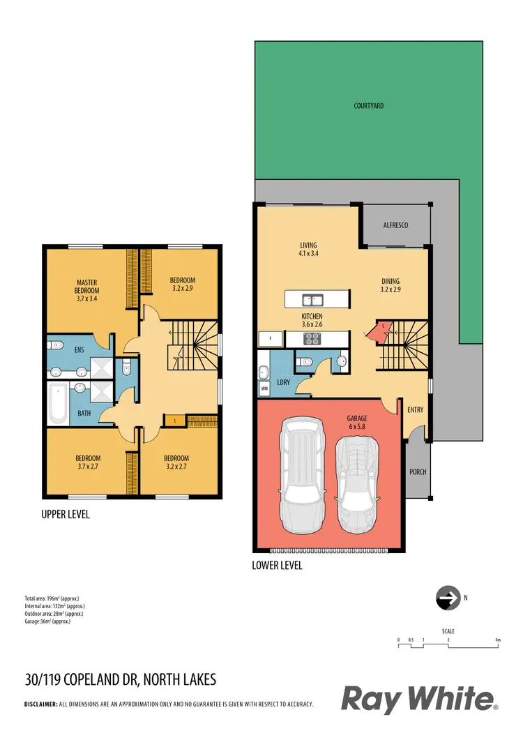 Floorplan of Homely townhouse listing, 30/119 Copeland Drive, North Lakes QLD 4509