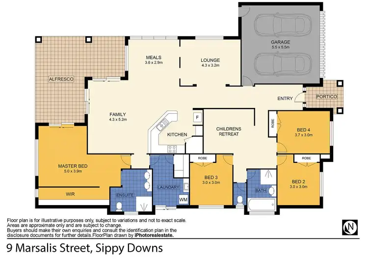 Floorplan of Homely house listing, 9 Marsalis Street, Sippy Downs QLD 4556