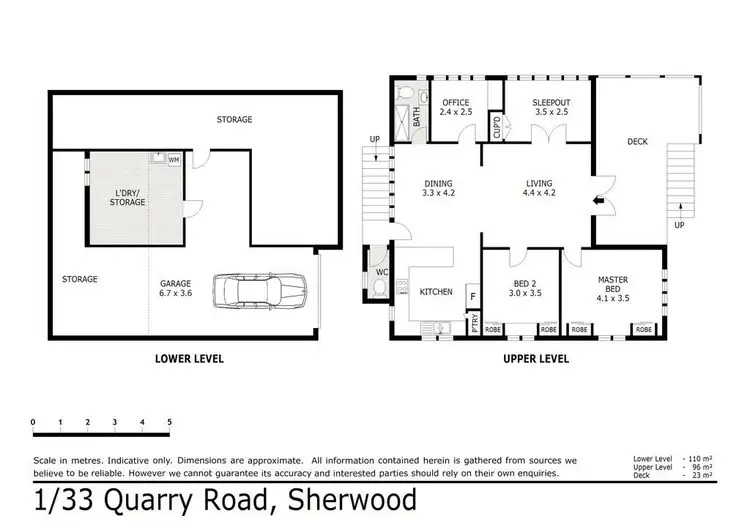 Floorplan of Homely house listing, 1/33 Quarry Road, Sherwood QLD 4075