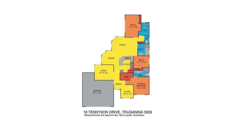 Floorplan of Homely house listing, 18 Tennyson Drive, Truganina VIC 3029