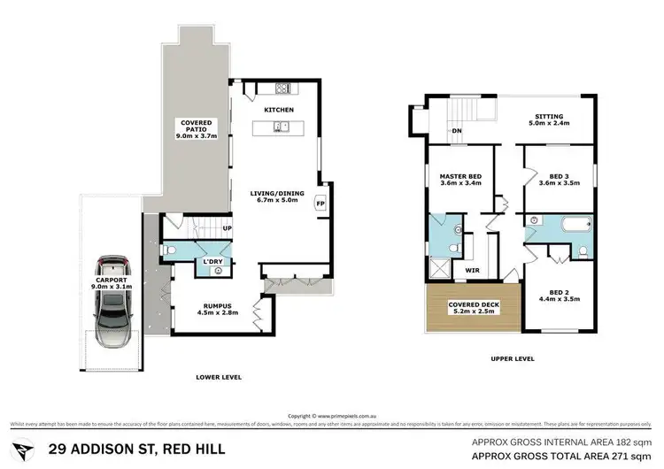 Floorplan of Homely house listing, 29 Addison Street, Red Hill QLD 4059