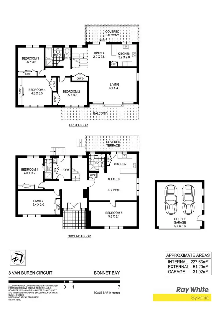 Floorplan of Homely house listing, 8 Van Buren Circuit, Bonnet Bay NSW 2226
