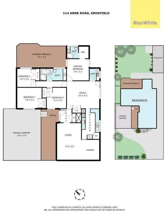 Floorplan of Homely house listing, 114 Anne Road, Knoxfield VIC 3180