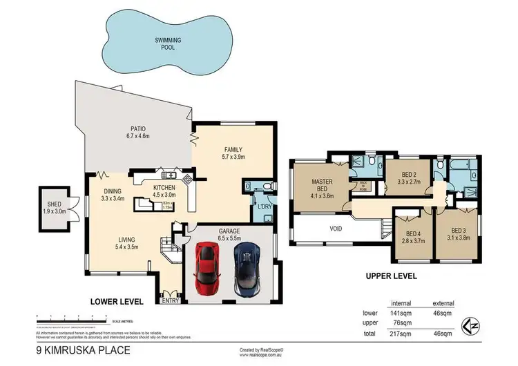 Floorplan of Homely house listing, 9 Kimruska Place, The Gap QLD 4061