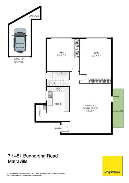 Floorplan of Homely unit listing, 7/481 Bunnerong Road, Matraville NSW 2036